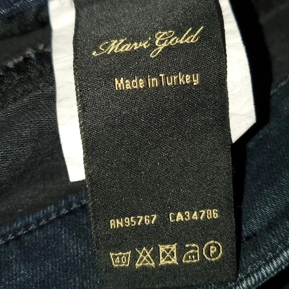 MAVI Blue Jeans ADRIANA Ankle Mid Rise Super Skinny Distressed Raw Hem Size 27 - Picture 11 of 16